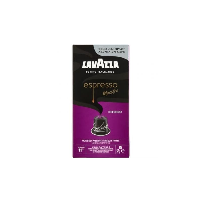 Cápsula Lavazza Espresso Maestro Intenso para cafeteras Nespresso- Caja de 10