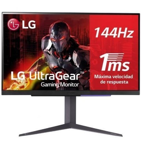 Monitor Gaming LG UltraGear 27GR93U-B 27"- 4K- 1ms- 144Hz- IPS- Regulable en altura- Negro