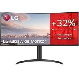 Monitor Profesional Ultrapanorámico Curvo LG UltraWide 34WP75CP-B 34"- WQHD- Multimedia- Negro