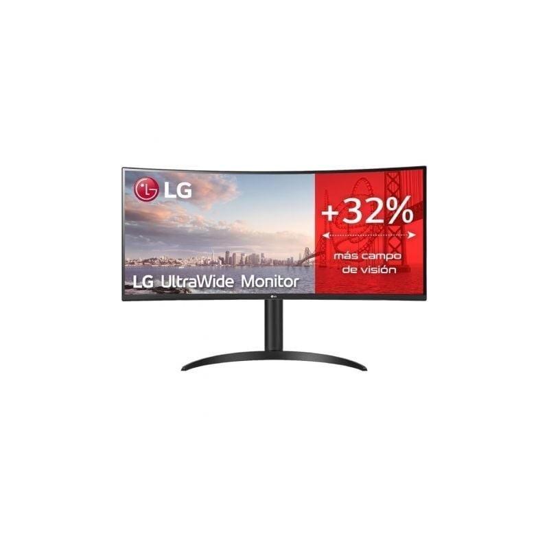 Monitor Profesional Ultrapanorámico Curvo LG UltraWide 34WP75CP-B 34"- WQHD- Multimedia- Regulable en altura- Negro