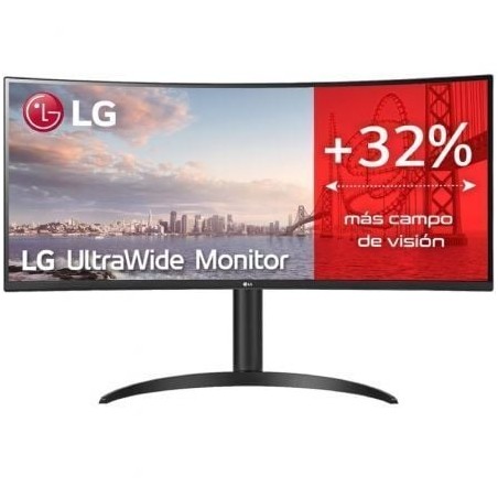 Monitor Profesional Ultrapanorámico Curvo LG UltraWide 34WP75CP-B 34"- WQHD- Multimedia- Negro