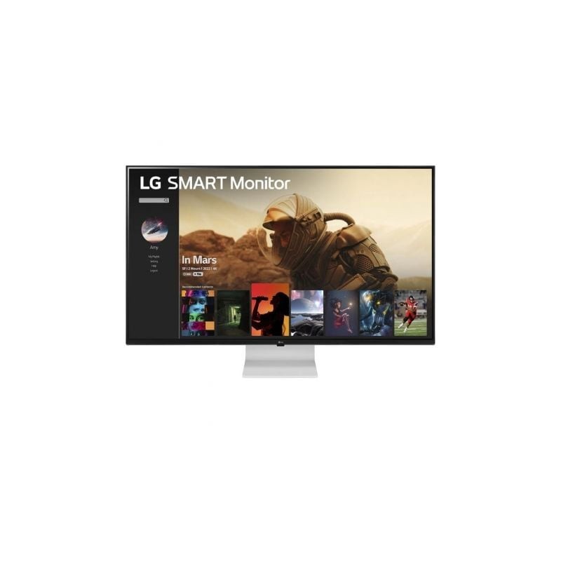 Smart Monitor LG 43SQ700S-W 42-5"- 4K- Smart TV- Multimedia- Blanco