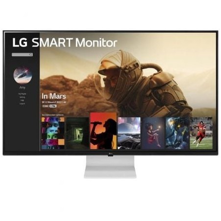 Smart Monitor LG 43SQ700S-W 42-5"- 4K- Smart TV- Multimedia- Blanco