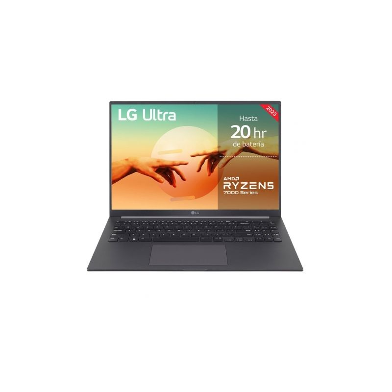 Portátil LG Ultra 16UD70R-G-AX56B Ryzen 5 7530U- 16GB- 512GB SSD- 16"- Sin Sistema Operativo