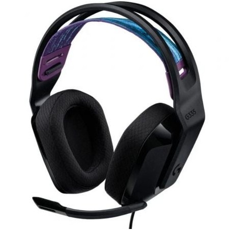 Auriculares Gaming con Micrófono Logitech G335- Jack 3-5- Negros