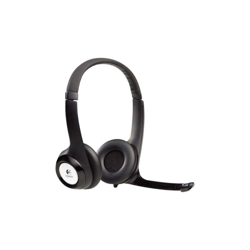 Auriculares Logitech H390- con Micrófono- USB- Negros