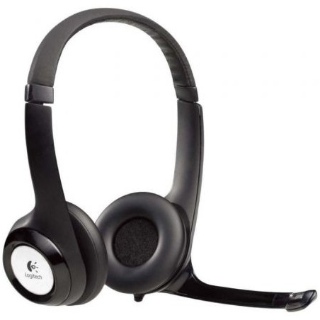 Auriculares Logitech H390- con Micrófono- USB- Negros