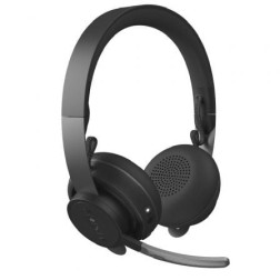 Auriculares Inalámbricos Logitech Zone Wireless MSFT- con Micrófono- Bluetooth- USB- Negros