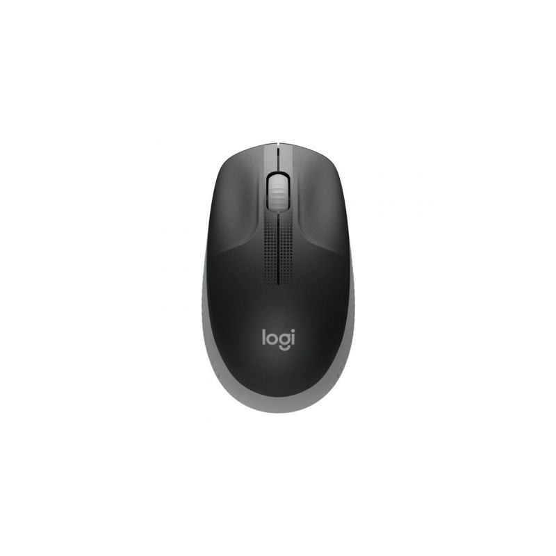 Ratón Inalámbrico Logitech M190- Hasta 1000 DPI- Gris Medio