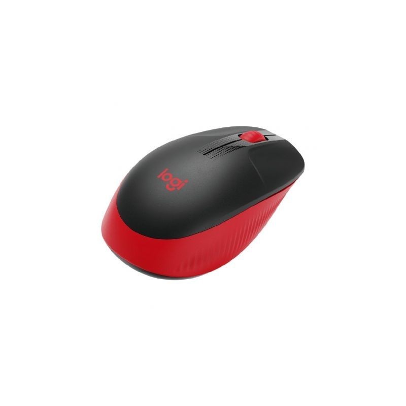 Ratón Inalámbrico Logitech M190- Hasta 1000 DPI- Rojo