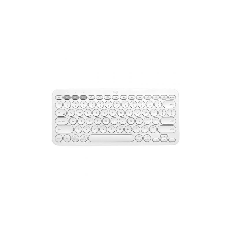 Teclado Compacto Inalámbrico por Bluetooth Logitech K380- Blanco