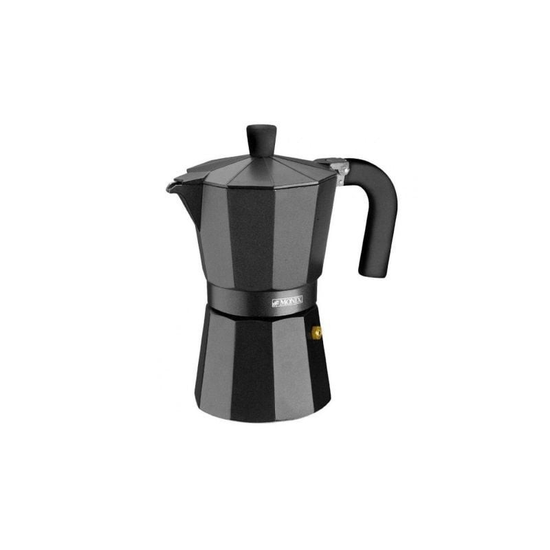 Cafetera Italiana Monix Noir M640003- 3 Tazas- Negra