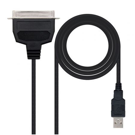 Adaptador Nanocable 10-03-0001- USB Macho - CN36 Macho- 1-5m- Negro