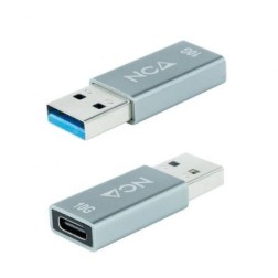 Adaptador USB 3-1 Nanocable 10-02-0013- USB Macho - USB Tipo-C Hembra