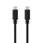 Cable USB 2-0 Tipo-C Nanocable 10-01-2301-L150- USB Tipo-C Macho - USB Tipo-C Macho- 480Mbps- 1-5m- Negro