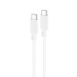 Cable USB 2-0 Tipo-C Nanocable 10-01-2301-L150-W- USB Tipo-C Macho - USB Tipo-C Macho- 480Mbps- 1-5m- Blanco