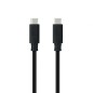 Cable USB 3-1 Nanocable 10-01-4101-L150- USB Tipo-C Macho - USB Tipo-C Macho- 1-5m- Negro