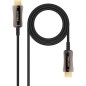 Cable HDMI 2-1 AOC 8K Nanocable 10-15-2120- HDMI Macho - HDMI Macho- 20m- Negro