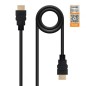 Cable HDMI 2-0 4K Nanocable 10-15-3603- HDMI Macho - HDMI Macho- 3m- Certificado- Negro