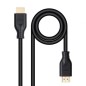 Cable HDMI 2-0 4K CCS Nanocable 10-15-3901-L150- HDMI Macho - HDMI Macho- 1-5m- Negro