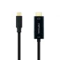 Cable Conversor Nanocable 10-15-5132- USB Tipo-C Macho - HDMI Macho- 1-8m- Negro