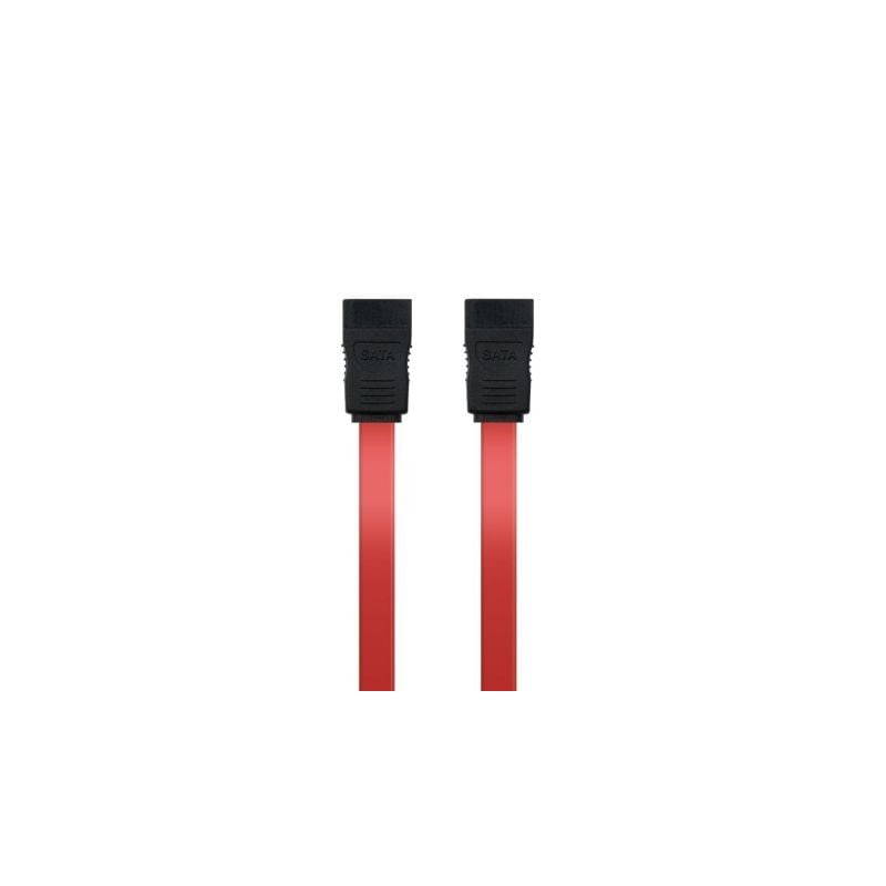 Cable SATA Nanocable 10-18-0101-OEM- SATA Hembra - SATA Hembra- 50cm- Rojo