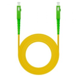 Cable de Fibra Óptica G657A2 Nanocable 10-20-0001- LSZH- 1m- Amarillo