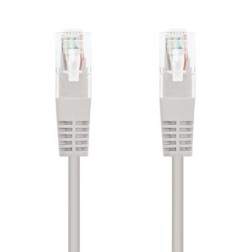 Cable de Red RJ45 UTP Nanocable 10-20-0100-L25 Cat-5e- 25cm- Gris