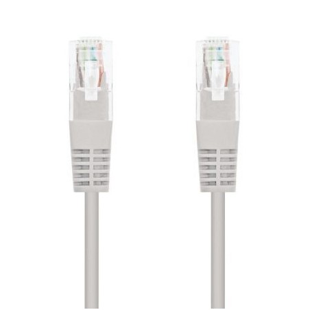 Cable de Red RJ45 UTP Nanocable 10-20-0100-L25 Cat-5e- 25cm- Gris