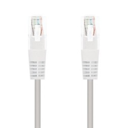 Cable de Red RJ45 UTP Nanocable 10-20-0101-W Cat-5e- 1m- Blanco