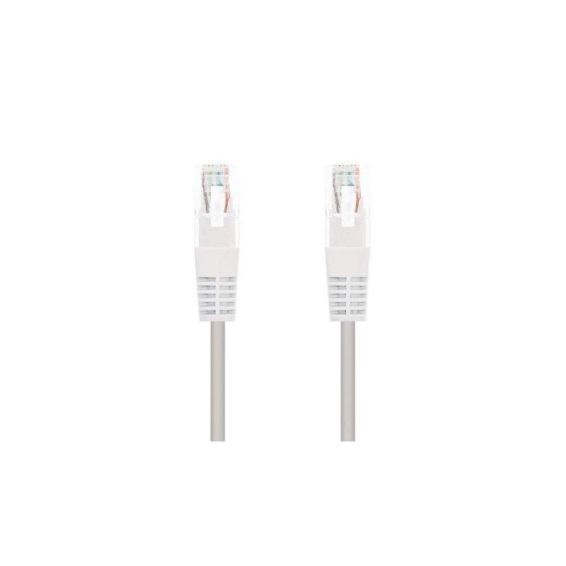 Cable de Red RJ45 UTP Nanocable 10-20-0101-W Cat-5e- 1m- Blanco