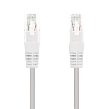 Cable de Red RJ45 UTP Nanocable 10-20-0101-W Cat-5e- 1m- Blanco