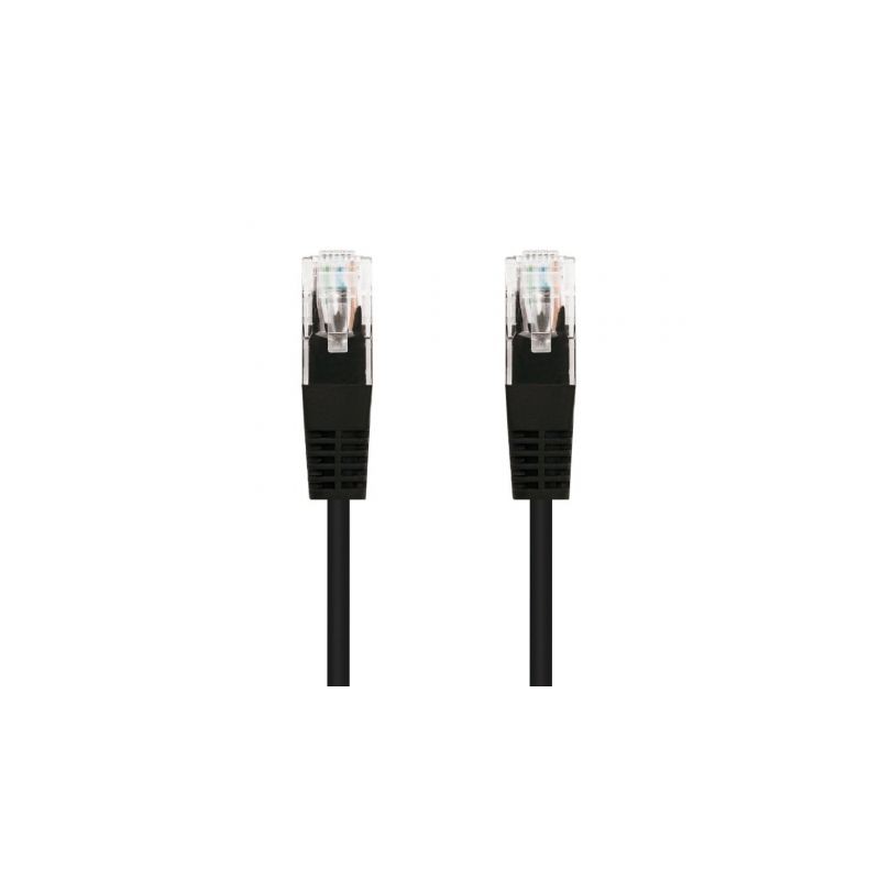 Cable de Red RJ45 UTP Nanocable 10-20-0105-BK Cat-5e- 5m- Negro