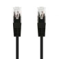 Cable de Red RJ45 UTP Nanocable 10-20-0400-L25-BK Cat-6- 25cm- Negro