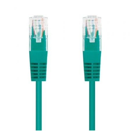 Cable de Red RJ45 UTP Nanocable 10-20-0400-L25-GR Cat-6- 25cm- Verde