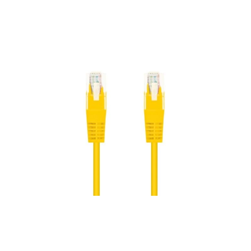 Cable de Red RJ45 UTP Nanocable 10-20-0400-Y Cat-6- 50cm- Amarillo