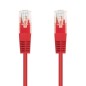 Cable de Red RJ45 UTP Nanocable 10-20-0401-R Cat-6- 1m- Rojo