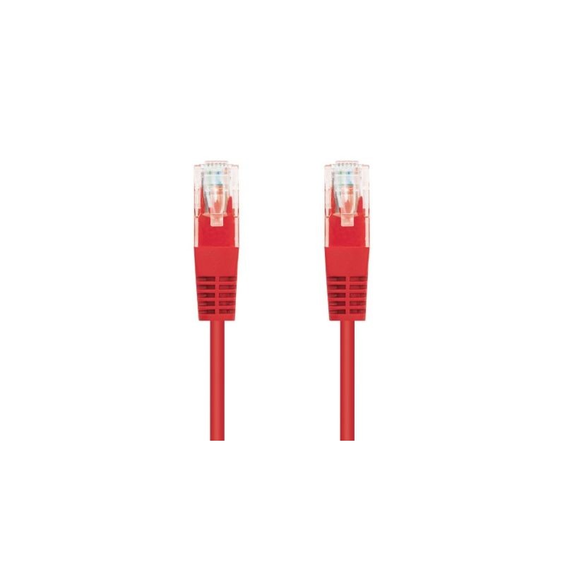 Cable de Red RJ45 UTP Nanocable 10-20-0403-R Cat-6- 3m- Rojo