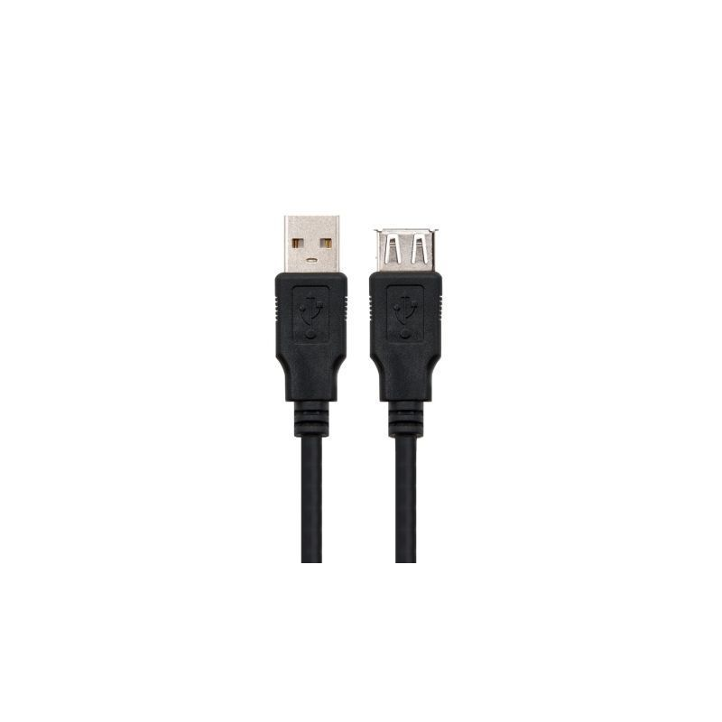 CABLE USB(A) 2-0 A USB(A) 2-0 NANOCABLE 3M NEGRO