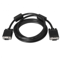 Cable SVGA Nanocable 10-15-0101- VGA Macho - VGA Macho- 1m- Negro