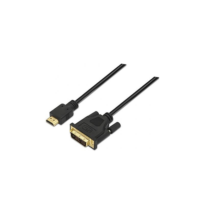 Cable HDMI Nanocable 10-15-0503- DVI Macho - HDMI Macho- 3m- Negro