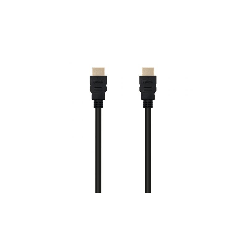 Cable HDMI 1-4 Nanocable 10-15-1702- HDMI Macho - HDMI Macho- 1-8m- Negro