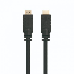 Cable HDMI 1-4 Nanocable 10-15-1820- HDMI Macho - HDMI Macho- 20m- Negro