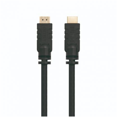 Cable HDMI 1-4 Nanocable 10-15-1820- HDMI Macho - HDMI Macho- 20m- Negro