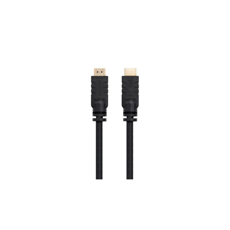 Cable HDMI 1-4 Nanocable 10-15-1825- HDMI Macho - HDMI Macho- 25m- Negro