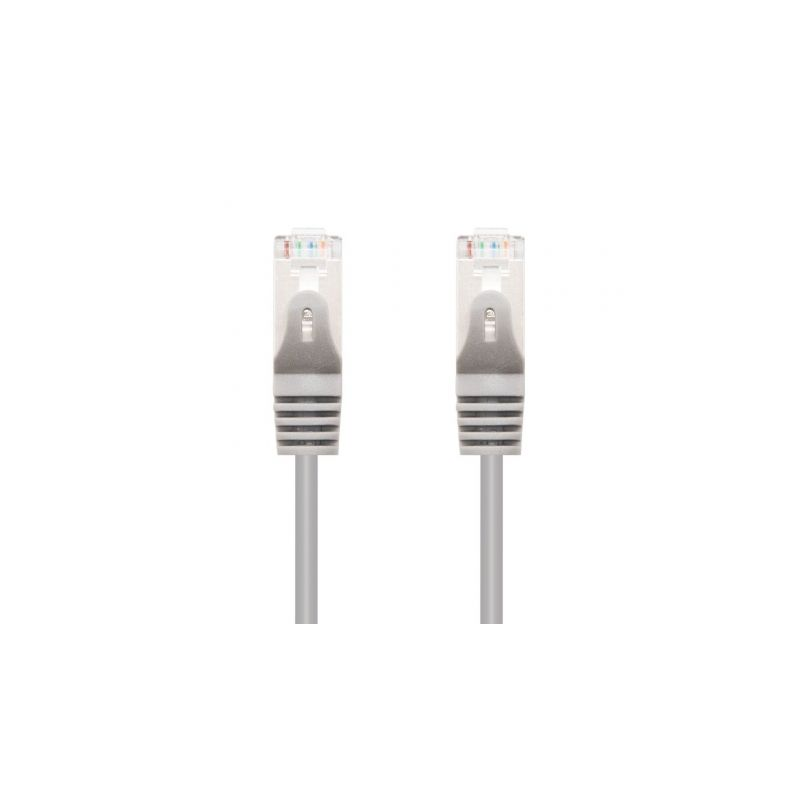 Cable de Red RJ45 FTP Nanocable 10-20-0810 Cat-6- 10m- Gris