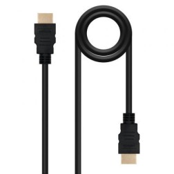 Cable HDMI 1-4 Nanocable 10-15-1700- HDMI Macho - HDMI Macho- 1m- Negro