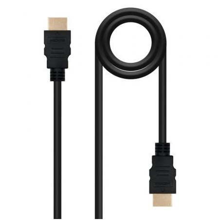 Cable HDMI 1-4 Nanocable 10-15-1700- HDMI Macho - HDMI Macho- 1m- Negro