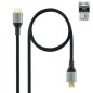 Cable HDMI 2-1 8K Nanocable 10-15-8103- HDMI Macho - HDMI Macho- 3m- Certificado- Negro