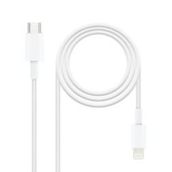 Cable lightning a usb tipo c